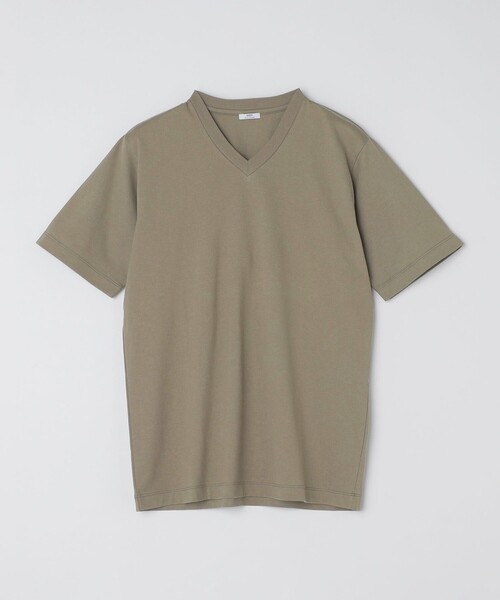SHIPS(シップス)の「SHIPS: 抗菌・防臭 NANO-FINE(R) コットン Vネック Tシャツ(Tシャツ/カットソー・メンズ・ホワイト/ブラック/グレー/ダークグレー/オリーブ/ネイビー/ライトブルー/ピンク/ライトグレー・S/M/L/XL)」の6枚目の写真