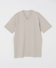 SHIPS: 抗菌・防臭 NANO-FINE(R) コットン Vネック Tシャツ