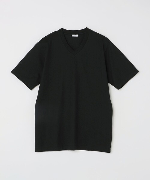 SHIPS(シップス)の「SHIPS: 抗菌・防臭 NANO-FINE(R) コットン Vネック Tシャツ(Tシャツ/カットソー・メンズ・ホワイト/ブラック/グレー/ダークグレー/オリーブ/ネイビー/ライトブルー/ピンク/ライトグレー・S/M/L/XL)」の1枚目の写真