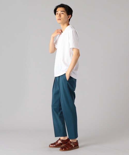 SHIPS(シップス)の「SHIPS: 抗菌・防臭 NANO-FINE(R) コットン Vネック Tシャツ(Tシャツ/カットソー・メンズ・ホワイト/ブラック/グレー/ダークグレー/オリーブ/ネイビー/ライトブルー/ピンク/ライトグレー・S/M/L/XL)」の15枚目の写真