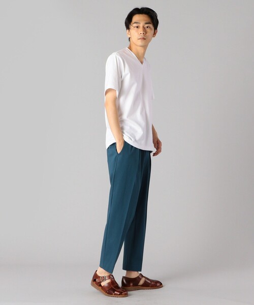 SHIPS(シップス)の「SHIPS: 抗菌・防臭 NANO-FINE(R) コットン Vネック Tシャツ(Tシャツ/カットソー・メンズ・ホワイト/ブラック/グレー/ダークグレー/オリーブ/ネイビー/ライトブルー/ピンク/ライトグレー・S/M/L/XL)」の17枚目の写真
