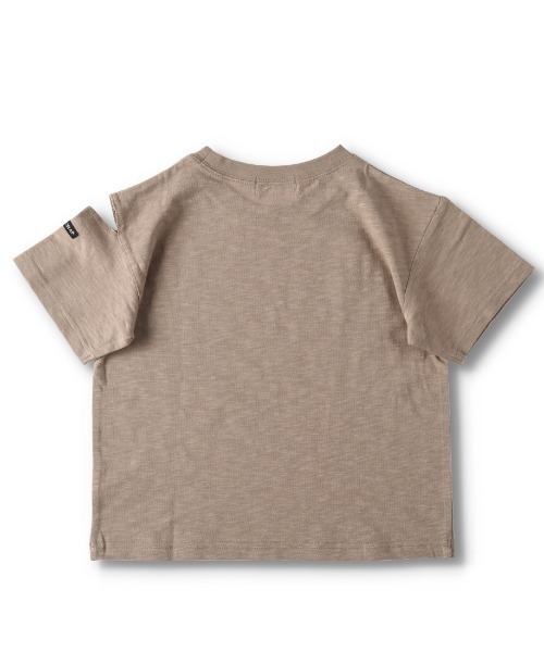 RADCHAP（ラッドチャップ）の「【プチプラ】肩あきビックTシャツ（Tシャツ/カットソー・キッズ・エンジ/ブラウン・100cm/110cm/140cm/150cm/90cm/130cm/120cm）」の8枚目の写真