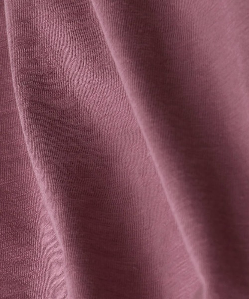 RADCHAP（ラッドチャップ）の「【プチプラ】肩あきビックTシャツ（Tシャツ/カットソー・キッズ・エンジ/ブラウン・100cm/110cm/140cm/150cm/90cm/130cm/120cm）」の4枚目の写真