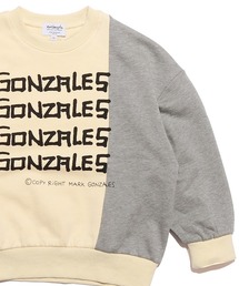 Mark Gonzales（マーク・ゴンザレス）の「Mark Gonzales/マークゴンザレス リメイク風ビックトレーナー（スウェット・キッズ）」