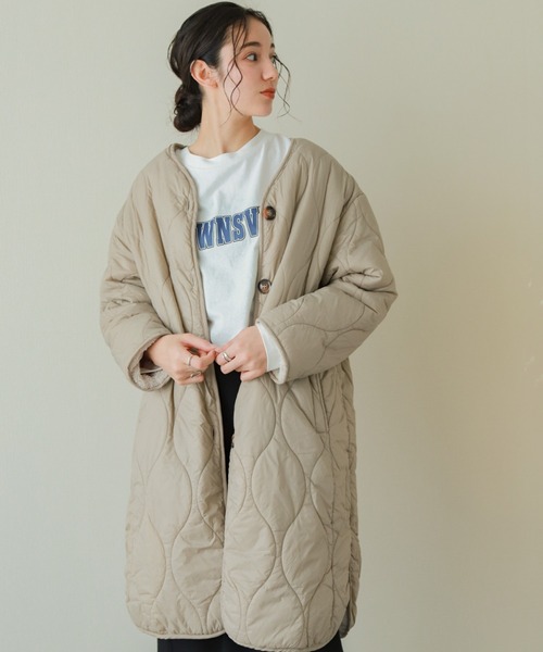 SUGAR BISKET（シュガービスケット）の「リバーシブルボアブルゾン（ブルゾン・レディース・カーキ/ベージュ/ブラック・M/L）」の14枚目の写真