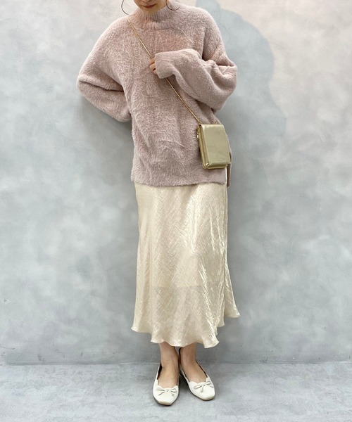 one after another NICE CLAUP（ワンアフターアナザーナイスクラップ）の「【ZOZO限定】スカラップバレエシューズ（バレエシューズ・レディース・アイボリー/ブラック・SS/S/M/L/LL）」の7枚目の写真