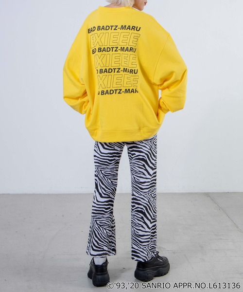EXIEEE  EXIT Tシャツ サンリオ コラボ ばつ丸 イエロー EXIEEE EXIT Tシャツ サンリオ コラボ ばつ丸 イエロー