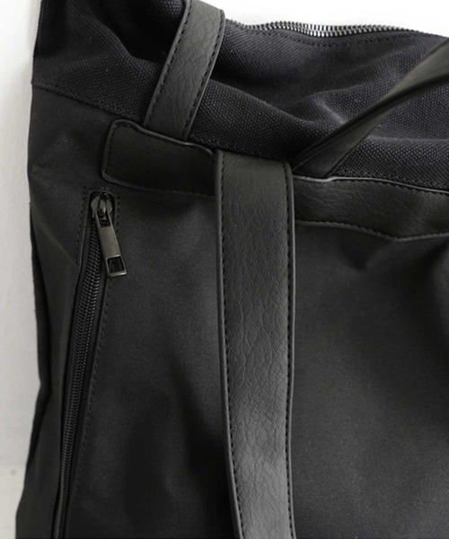 antiqua(アンティカ)の「異素材MIXスクエア型リュック(バックパック/リュック・レディース・ブラック・FREE)」の20枚目の写真