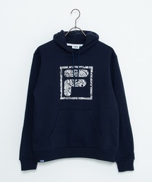 FILA GOLF/フィラゴルフ ロゴ スウェット パーカー ワンポイント バックプリント 裏起毛 アウター