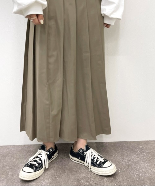 apres jour mignon（アプレジュールミニョン）の「タックプリーツスカート【ZOZOTOWN限定アイテム】（スカート・レディース・ブラック/ダークグリーン/モカ・フリー/X-LARGE）」の22枚目の写真