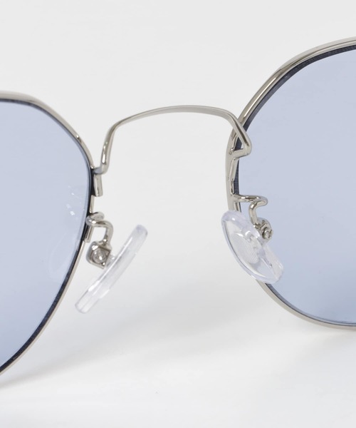 SENSE OF PLACE by URBAN RESEARCH（センスオブプレイスバイアーバンリサーチ）の「ボストンサングラスD（メガネ・メンズ・ブラック/シルバー/ゴールド/シルバー系その他・ONE）」の6枚目の写真