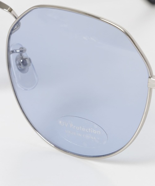 SENSE OF PLACE by URBAN RESEARCH（センスオブプレイスバイアーバンリサーチ）の「ボストンサングラスD（メガネ・メンズ・ブラック/シルバー/ゴールド/シルバー系その他・ONE）」の7枚目の写真