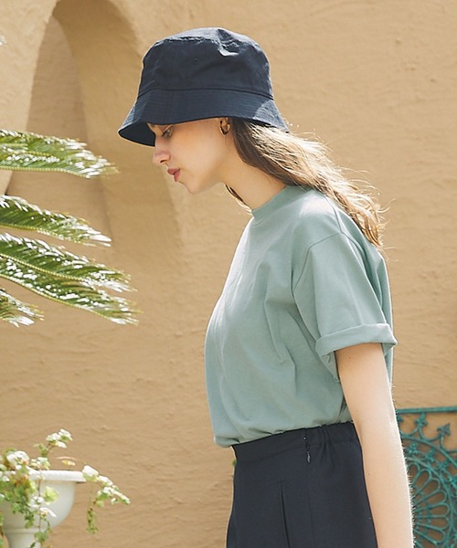 PURIL（ピュリル）の「【PURIL】ブランドロゴプリント オーバーサイズ半袖カットソー（Tシャツ/カットソー・レディース・ブラック/ミント/ホワイト/ベージュ・FREE）」の13枚目の写真