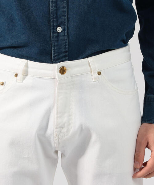 TOMORROWLAND (トゥモローランド)の「【別注】PT TORINO×TOMORROWLAND ストレッチデニム 5ポケットパンツ(デニムパンツ・メンズ・ホワイト・34/32/30/31/33/28/29)」の3枚目の写真