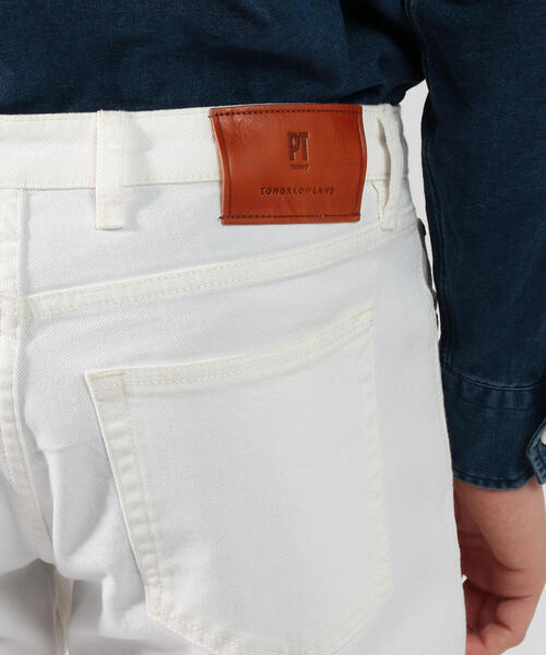 TOMORROWLAND (トゥモローランド)の「【別注】PT TORINO×TOMORROWLAND ストレッチデニム 5ポケットパンツ(デニムパンツ・メンズ・ホワイト・34/32/30/31/33/28/29)」の5枚目の写真