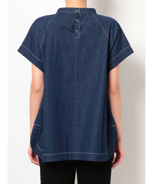 THE DAYZ TOKYO(ザデイズトーキョー)の「【THE DAYZ TOKYO】デニムボウタイブラウス【セットアップ対応】(シャツ/ブラウス・レディース・ネイビー・FREE)」の13枚目の写真