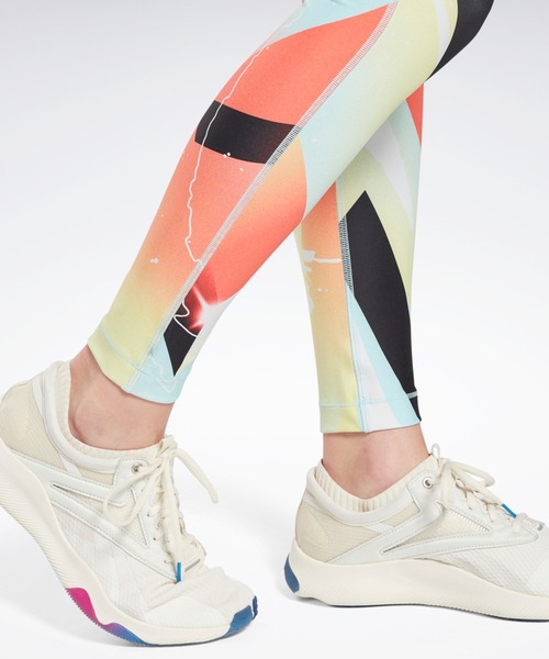Reebok（リーボック）の「ラックス ボールド タイツ / Lux Bold Tights（レギンス/スパッツ・レディース・パープル系その他/オレンジ系その他・SMALL/MEDIUM/LARGE/X-LARGE/X-SMALL）」の10枚目の写真