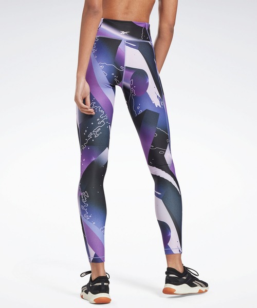 Reebok（リーボック）の「ラックス ボールド タイツ / Lux Bold Tights（レギンス/スパッツ・レディース・パープル系その他/オレンジ系その他・SMALL/MEDIUM/LARGE/X-LARGE/X-SMALL）」の6枚目の写真
