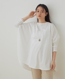 ADAM ET ROPE' | ドルマンドレープTシャツ(Tシャツ/カットソー)