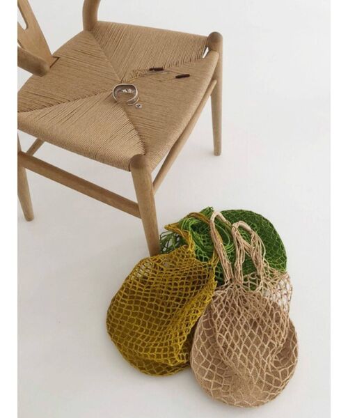 ELENDEEK（エレンディーク）の「MADE IN MADA/ホーリーバッグ（かごバッグ・レディース・イエロー/ベージュ/グリーン・FREE）」の5枚目の写真