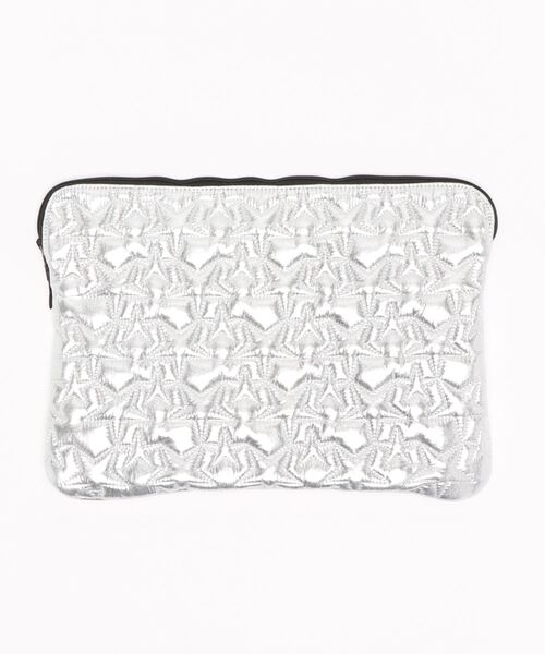 ROSE BUD（ローズバッド）の「星型キルティングバッグ（クラッチバッグ・レディース・ブラウン/シルバー・FREE）」の2枚目の写真