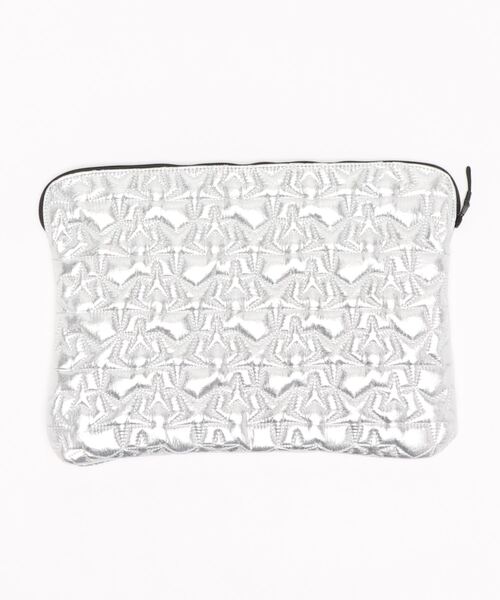 ROSE BUD（ローズバッド）の「星型キルティングバッグ（クラッチバッグ・レディース・ブラウン/シルバー・FREE）」の6枚目の写真