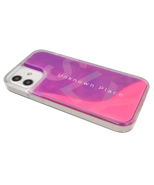 SLY（スライ）の「iPhone12 iPhone12Pro iPhone12mini iPhoneSE(第2世代/第3世代) ケース SLY [ラメ入りネオンサンドケース]（スマホケース/カバー・レディース・ピンク/ブラック・B/A/C）」の7枚目の写真