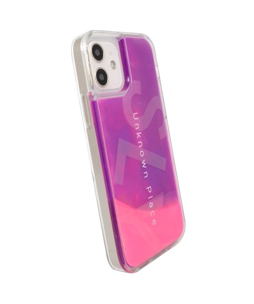 SLY（スライ）の「iPhone12 iPhone12Pro iPhone12mini iPhoneSE(第2世代/第3世代) ケース SLY [ラメ入りネオンサンドケース]（スマホケース/カバー・レディース・ピンク/ブラック・B/A/C）」の3枚目の写真