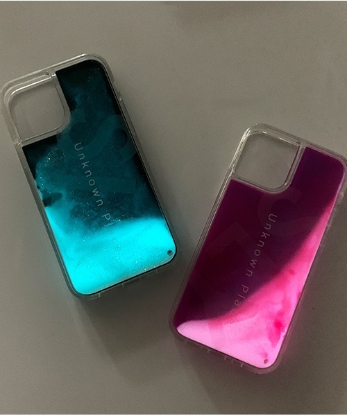 SLY（スライ）の「iPhone12 iPhone12Pro iPhone12mini iPhoneSE(第2世代/第3世代) ケース SLY [ラメ入りネオンサンドケース]（スマホケース/カバー・レディース・ピンク/ブラック・B/A/C）」の15枚目の写真