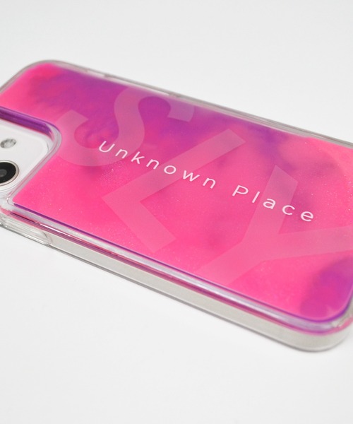 SLY（スライ）の「iPhone12 iPhone12Pro iPhone12mini iPhoneSE(第2世代/第3世代) ケース SLY [ラメ入りネオンサンドケース]（スマホケース/カバー・レディース・ピンク/ブラック・B/A/C）」の22枚目の写真