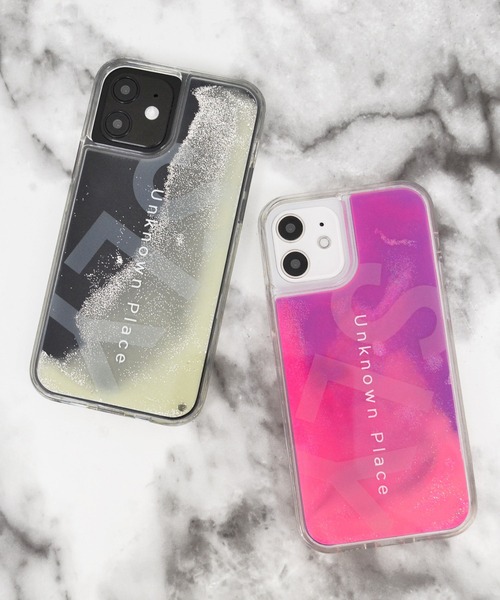 SLY（スライ）の「iPhone12 iPhone12Pro iPhone12mini iPhoneSE(第2世代/第3世代) ケース SLY [ラメ入りネオンサンドケース]（スマホケース/カバー・レディース・ピンク/ブラック・B/A/C）」の12枚目の写真