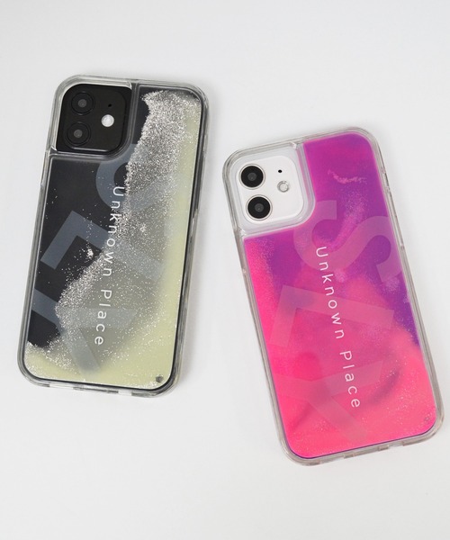 SLY（スライ）の「iPhone12 iPhone12Pro iPhone12mini iPhoneSE(第2世代/第3世代) ケース SLY [ラメ入りネオンサンドケース]（スマホケース/カバー・レディース・ピンク/ブラック・B/A/C）」の13枚目の写真