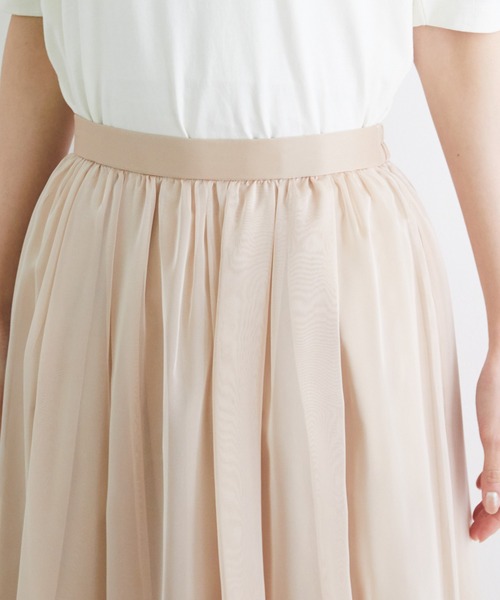 ROPE' PICNIC(ロペピクニック)の「オーロラシアーギャザースカート(スカート・レディース・グレー系その他/キャメル/ブルー/ピンク系その他2・38)」の6枚目の写真