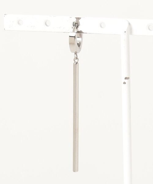 ANCHOR（アンカー）の「ピアス フープ ロング バー（ピアス（片耳用）・メンズ・シルバー・FREE）」の2枚目の写真