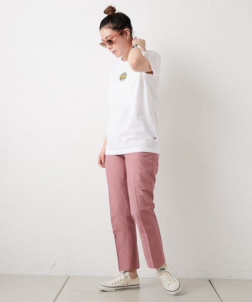 ear PAPILLONNER（イアパピヨネ）の「【FOXPIXEL（フォックスピクセル）】ハンバーガー・ポテト刺繍Tシャツ（Tシャツ/カットソー・レディース・ホワイト/ホワイト系その他/ブラック系その他2/ブラック系その他・FREE）」の7枚目の写真