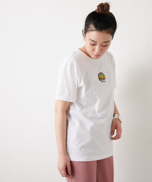 ear PAPILLONNER（イアパピヨネ）の「【FOXPIXEL（フォックスピクセル）】ハンバーガー・ポテト刺繍Tシャツ（Tシャツ/カットソー・レディース・ホワイト/ホワイト系その他/ブラック系その他2/ブラック系その他・FREE）」の10枚目の写真