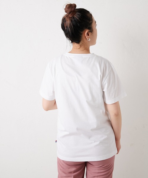 ear PAPILLONNER（イアパピヨネ）の「【FOXPIXEL（フォックスピクセル）】ハンバーガー・ポテト刺繍Tシャツ（Tシャツ/カットソー・レディース・ホワイト/ホワイト系その他/ブラック系その他2/ブラック系その他・FREE）」の11枚目の写真