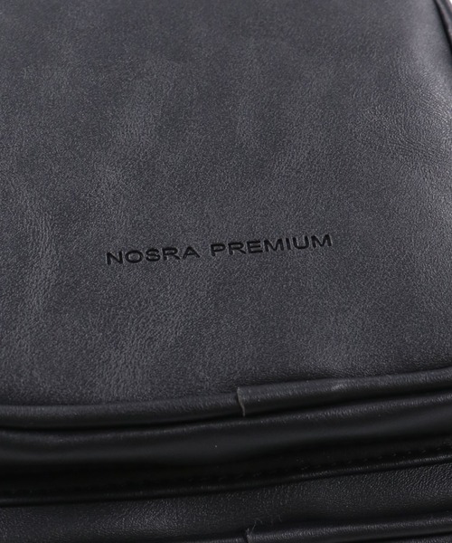 SPINNS（スピンズ）の「フェイクレザー2ポケットショルダーバッグ（ショルダーバッグ・メンズ・ブラック・ONESIZE）」の10枚目の写真