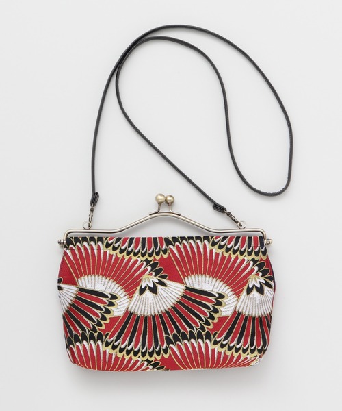 カヤ(カヤ)の「【カヤ】楚々がま口ショルダーバッグ(ショルダーバッグ・レディース・イエロー×グレー/レッド/ブラック×ブルー/ネイビー・FREE)」の12枚目の写真