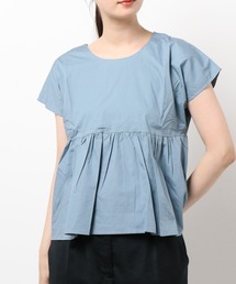 emi+ | バックリボンギャザー切り替えカットソー(Tシャツ/カットソー)