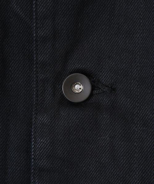 marka（マーカ）の「marka / マーカ：COVER ALL - 12oz cotton denim -：M21C-01BL01C[COR]（カバーオール・メンズ・ブラック/インディゴブルー・1/2/3）」の11枚目の写真
