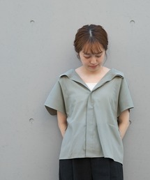 STAND COLLAR BLOUSE