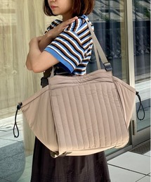 SOLPRESA（ソルプレーサ）の「【洗濯機洗い可能】ママスタッフと作った 洗える 軽量＆大容量　キルティング マザーズバッグ（Mサイズ）（マザーズバッグ）」