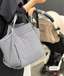 SOLPRESA（ソルプレーサ）の「【洗濯機洗い可能】ママスタッフと作った 洗える 軽量＆大容量　キルティング マザーズバッグ（Mサイズ）（マザーズバッグ）」