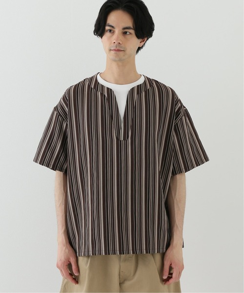 JOINT WORKS（ジョイントワークス）の「JW-V NECK シャツ（シャツ/ブラウス・メンズ・ブラウン/グレー・MEDIUM/LARGE）」の14枚目の写真
