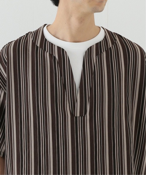 JOINT WORKS（ジョイントワークス）の「JW-V NECK シャツ（シャツ/ブラウス・メンズ・ブラウン/グレー・MEDIUM/LARGE）」の22枚目の写真