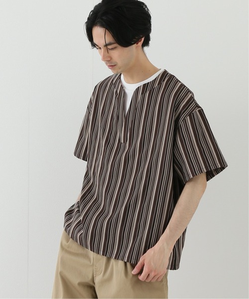 JOINT WORKS（ジョイントワークス）の「JW-V NECK シャツ（シャツ/ブラウス・メンズ・ブラウン/グレー・MEDIUM/LARGE）」の19枚目の写真