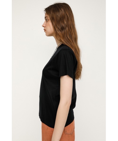 SLY（スライ）の「MERCERIZE BASIC T/SH ベーシック Tシャツ（Tシャツ/カットソー・レディース・ブラック/ベージュ/ホワイト・FREE）」の12枚目の写真