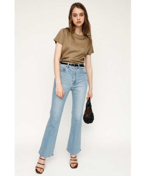 SLY（スライ）の「MERCERIZE BASIC T/SH ベーシック Tシャツ（Tシャツ/カットソー・レディース・ブラック/ベージュ/ホワイト・FREE）」の15枚目の写真