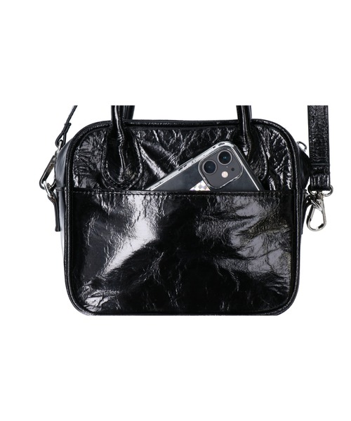 EDT（イーディーティー）の「【EDT/イーディーティー】2wayminiboston_Eric21FW（ショルダーバッグ・レディース・グレー/ブラック/ホワイト・FREE）」の12枚目の写真